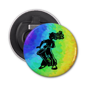 New York Boogie Nights Drum Rainbow Bottle Opener