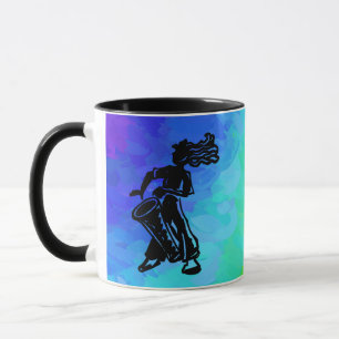 New York Boogie Nights Drum Rainbow Mug