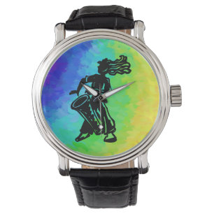 New York Boogie Nights Drum Rainbow Watch