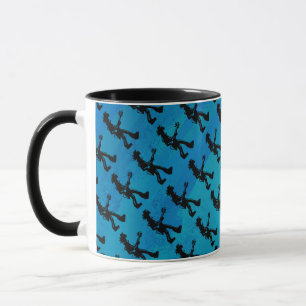 New York Boogie Nights Guitar Blue Mug