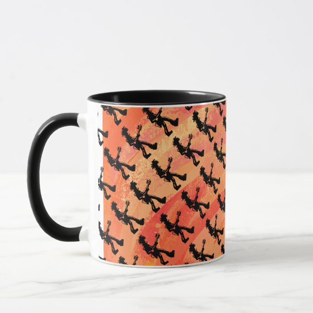 New York Boogie Nights Guitar Orange Mug (Left)
