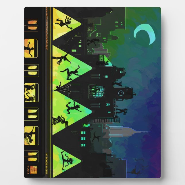 New York Boogie Nights Plaque (Front)