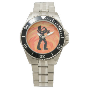New York Boogie Nights Saxophone Orange Watch