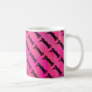New York Boogie Nights Trumpet Hot pink Coffee Mug