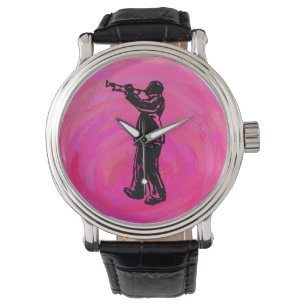 New York Boogie Nights Trumpet Hot pink Watch