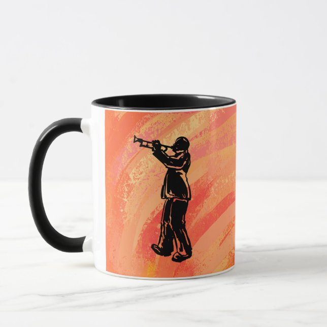 New York Boogie Nights Trumpet Orange Mug (Left)