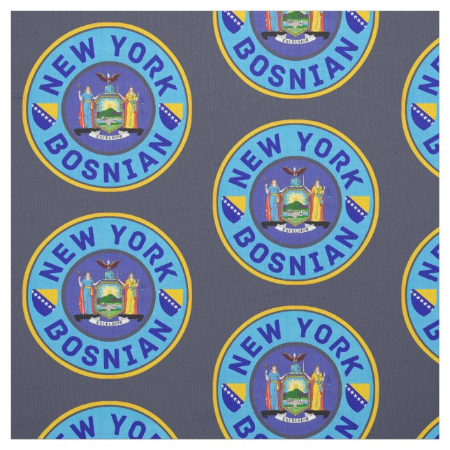 New York Bosnian American Fabric (Swatch)