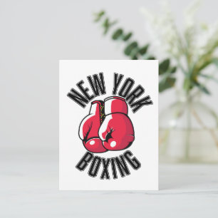 New York Boxing logo Postcard