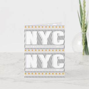 New York Bronx Urban Art Casual Greeting Card