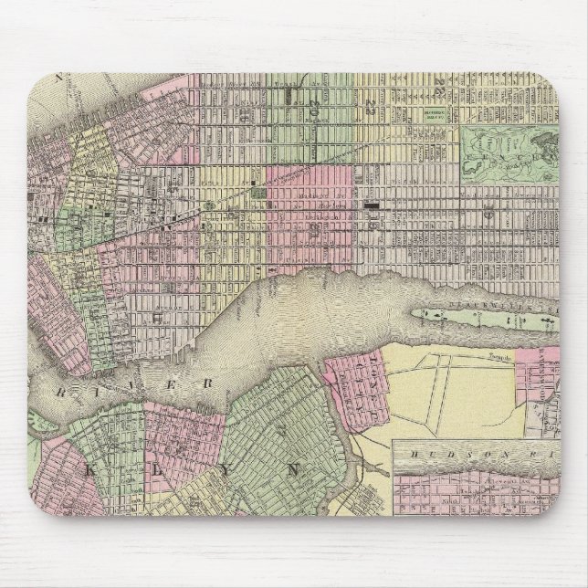 New York, Brooklyn 2 Mouse Pad (Front)