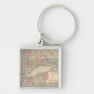 New York, Brooklyn 3 Key Ring