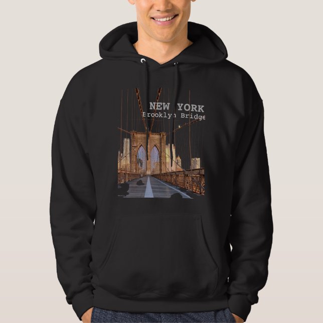 New York Brooklyn Bridge   Hoodie (Front)