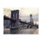 New York Brooklyn Bridge Sunset Postcard