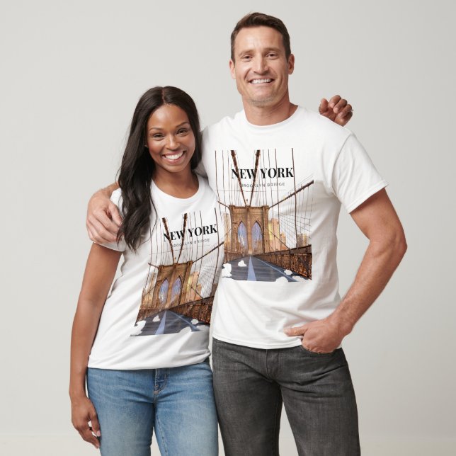 New York Brooklyn Bridge   T-Shirt (Unisex)