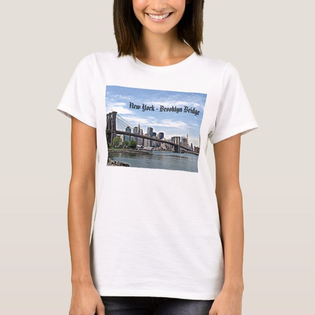 New York - Brooklyn Bridge T-Shirt (Front)