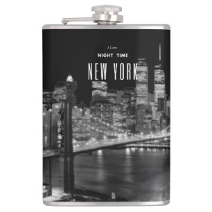New York Brooklyn Flask
