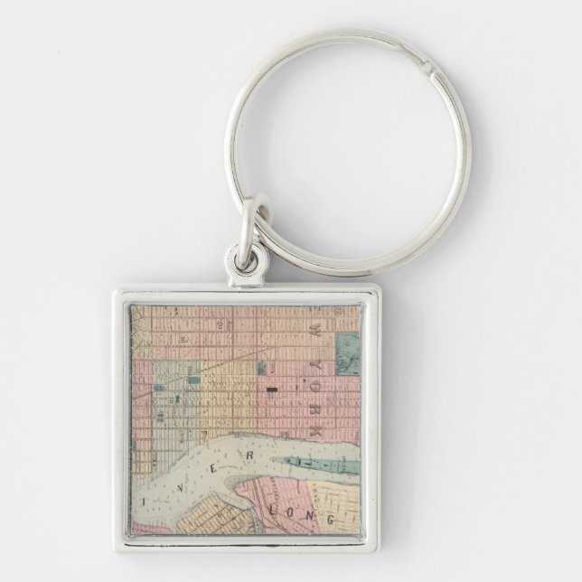 New York, Brooklyn Key Ring (Front)
