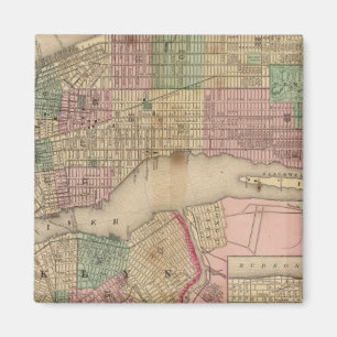 New York, Brooklyn Map by Mitchell Magnet