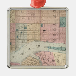 New York, Brooklyn Metal Tree Decoration