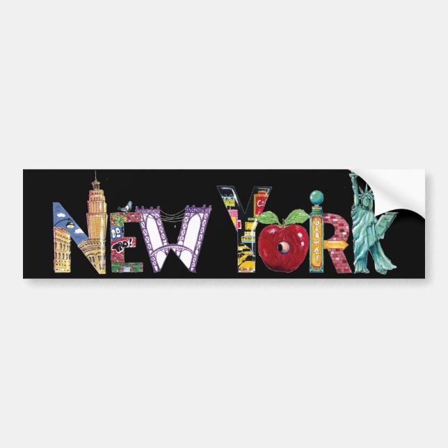 New York bumper sticker (Front)