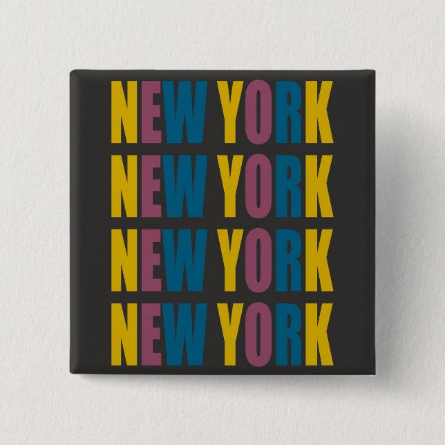 New York Button (Front)