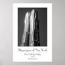 'New York by Gehry' Poster
