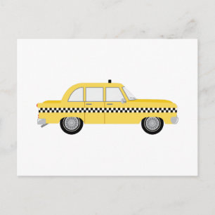 New York Cab Postcard