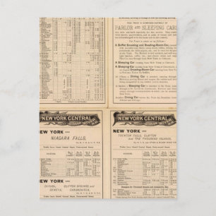 New York Central and Hudson River Railroad 2 Postcard