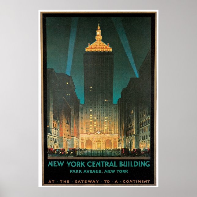 New York Central Building, February 1930 Poster (Front)