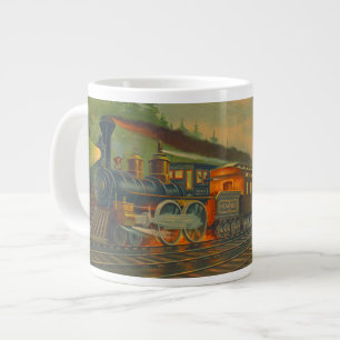 New York Central Railroad 1884 Large Coffee Mug