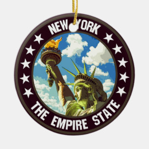 New York Ceramic Ornament