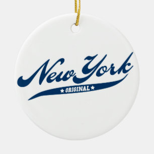 New York Ceramic Ornament
