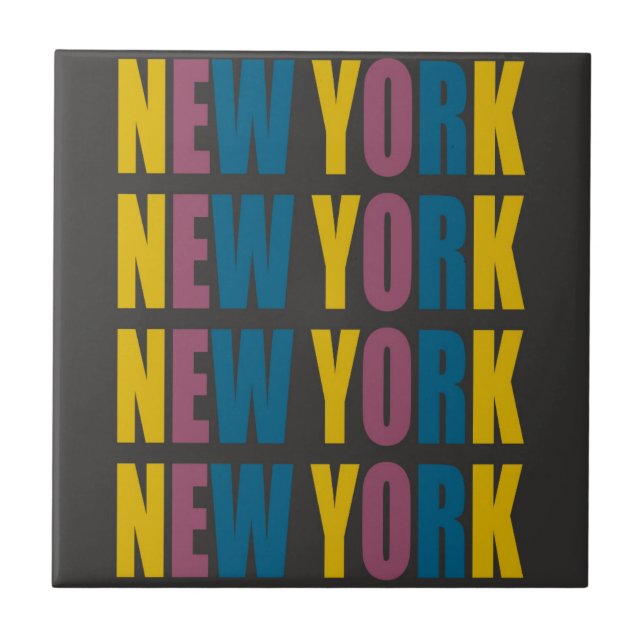 New York Ceramic Tile (Front)