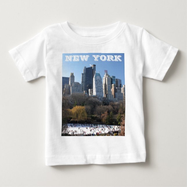 NEW YORK CHRISTMAS BABY T-Shirt (Front)