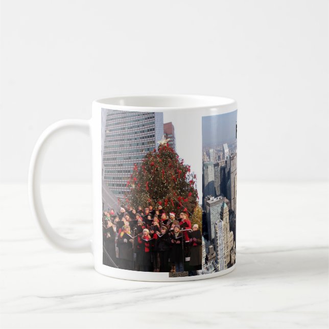 NEW YORK CHRISTMAS COFFEE MUG (Left)