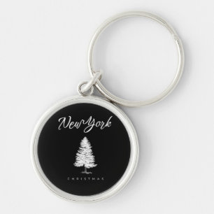 New York Christmas Key Ring