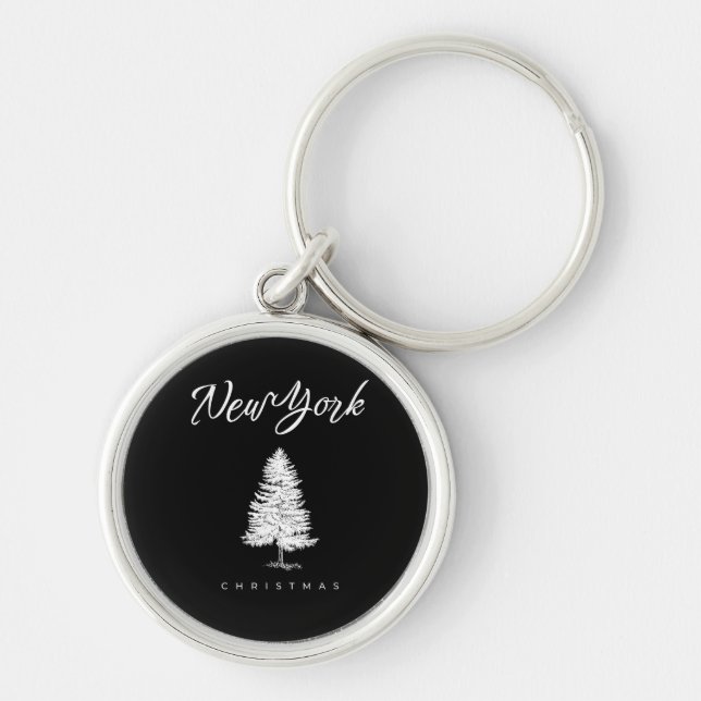 New York Christmas Key Ring (Front)
