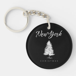 New York Christmas Key Ring