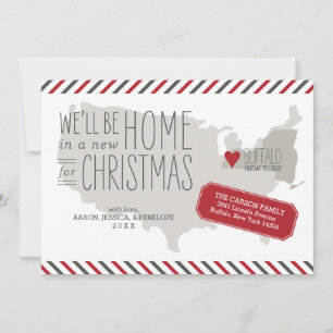 New York Christmas Moving Announcement Holiday