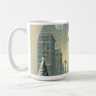 New York Christmas Statue of Liberty Holiday Coffee Mug