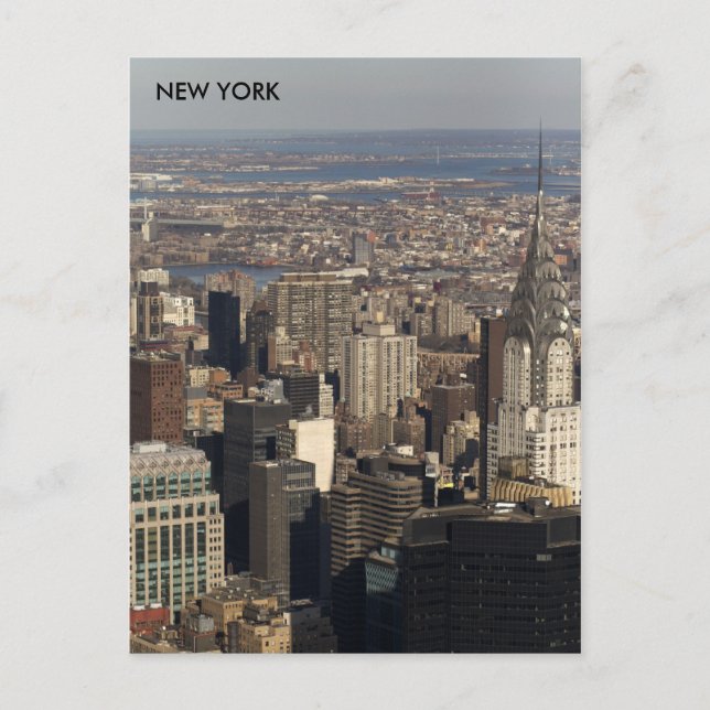 new york chrysler postcard (Front)