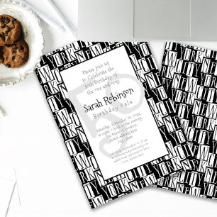 New York City 50th Birthday Party Manhattan Style Invitation