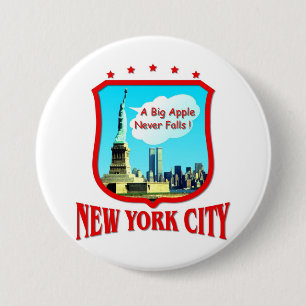 New York City 7.5 Cm Round Badge