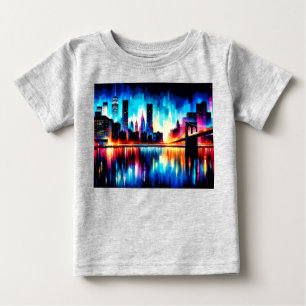 New York City Abstract 1103 Baby T-Shirt