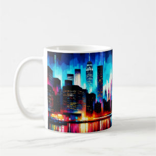 New York City Abstract 1103 Coffee Mug