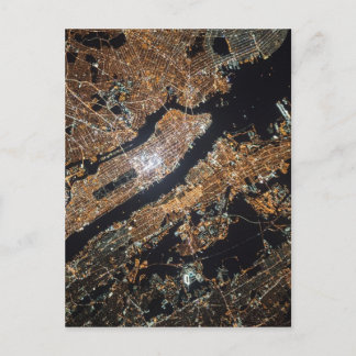 New York City Aerial View Postcard