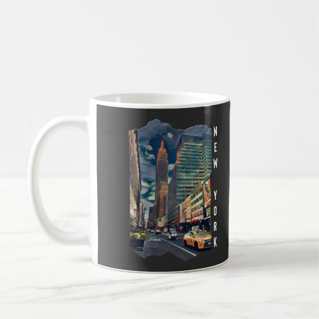New York City Aesthetic Photo Art Coffee Mug (Left)
