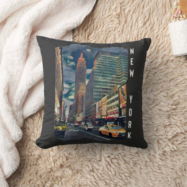 New York City Aesthetic Photo Art Cushion (Blanket)