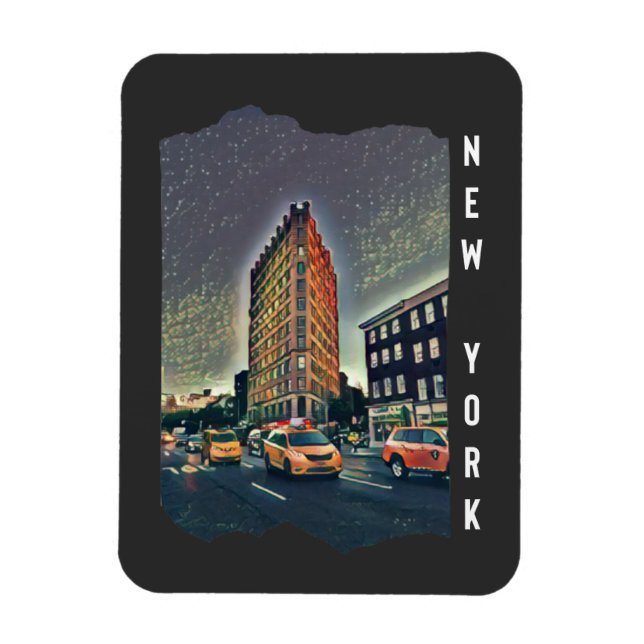 New York City Aesthetic Photo Art      Magnet (Vertical)