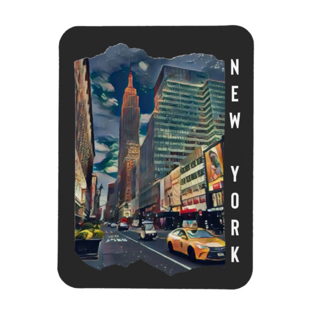 New York City Aesthetic Photo Art     Magnet (Vertical)